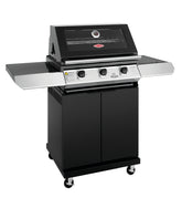 BeefEater 1200E Series 3 Burner BBQ & Side Burner Trolley